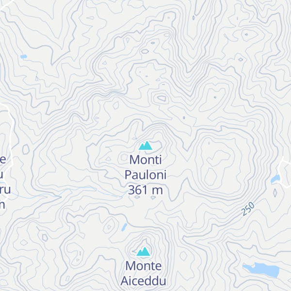 Map of Monti Pauloni