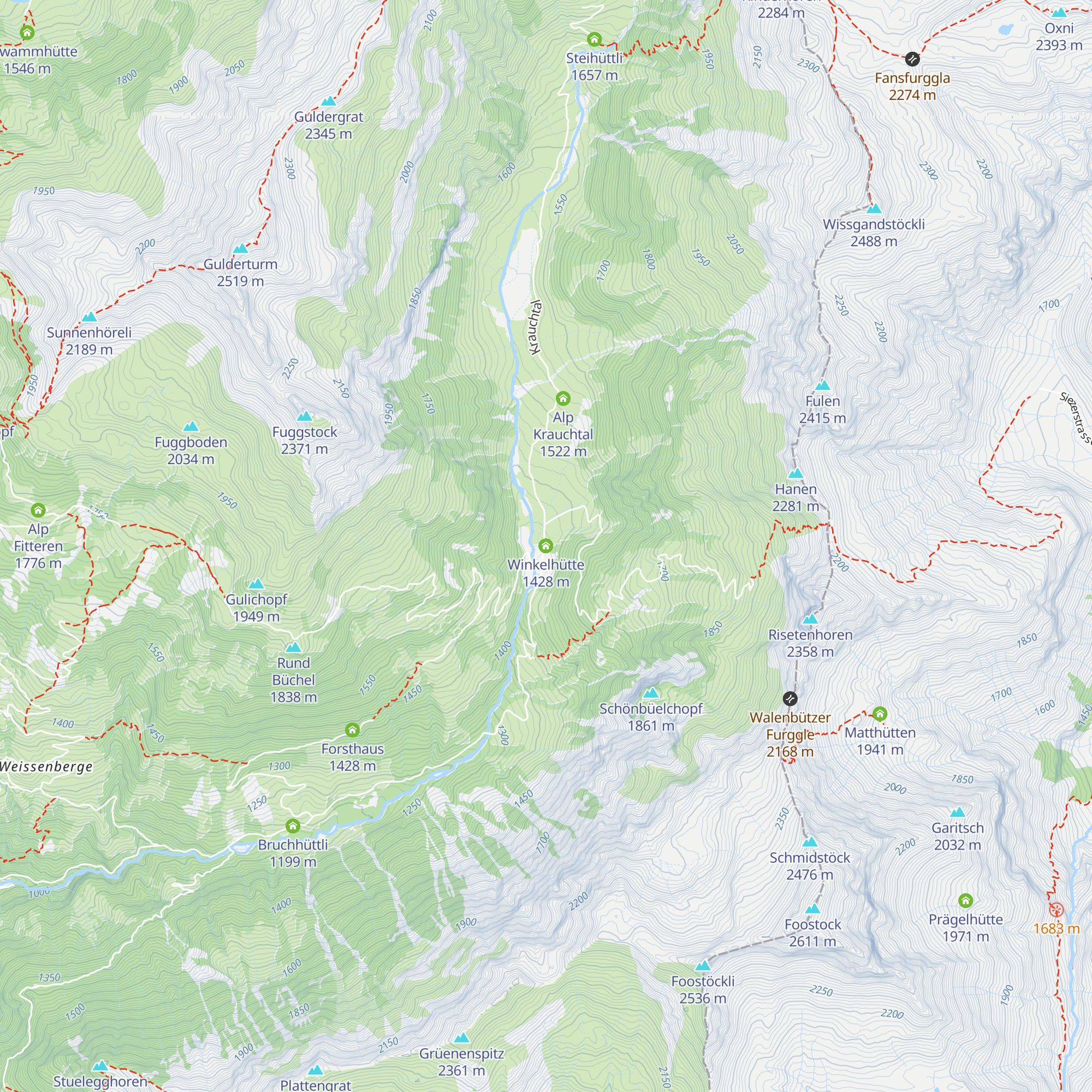 Winkelhütte map