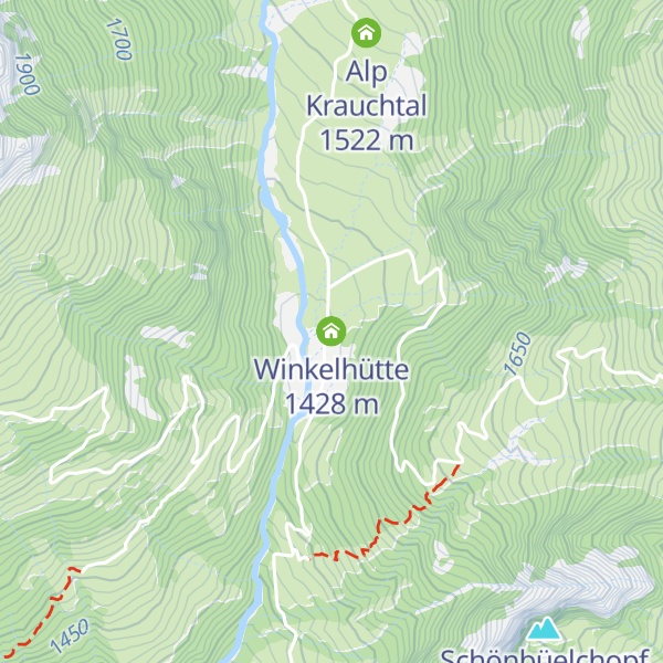 Map of Winkelhütte