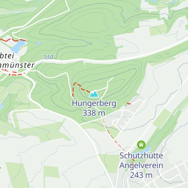 Map of Hungerberg