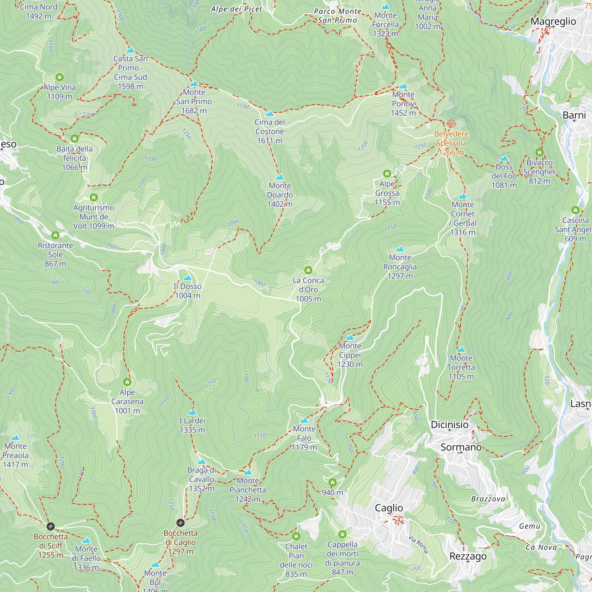 Agriturismo Binda map