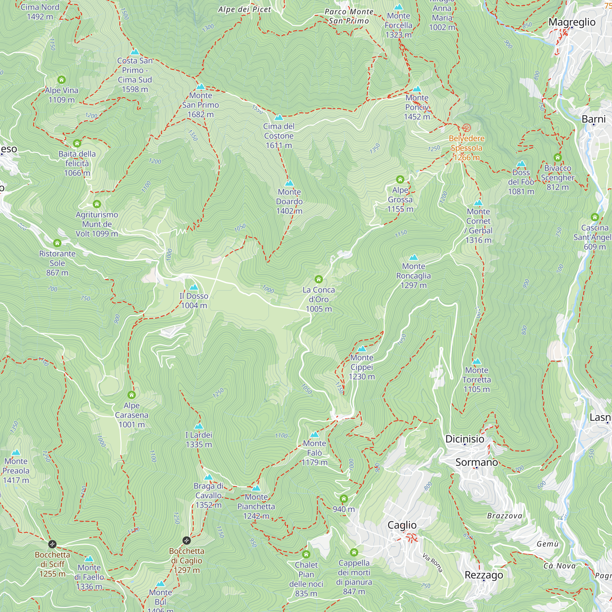 Agriturismo Binda map