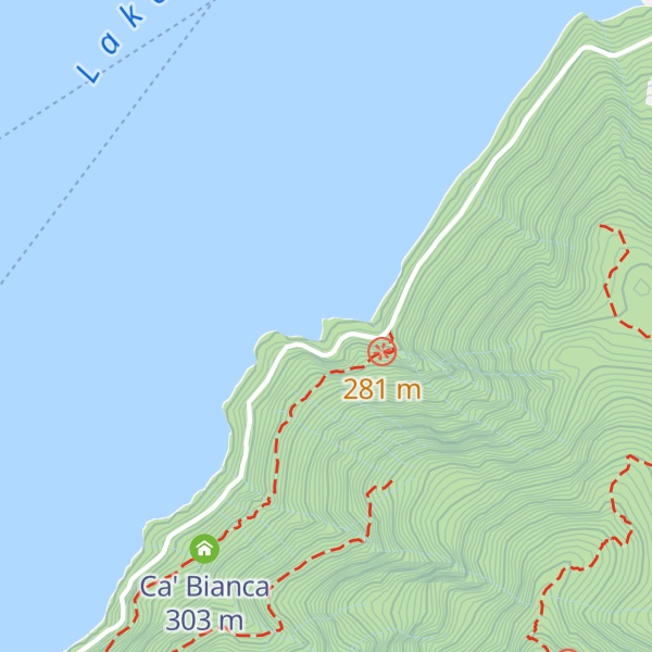 Map of Villa Lucertola