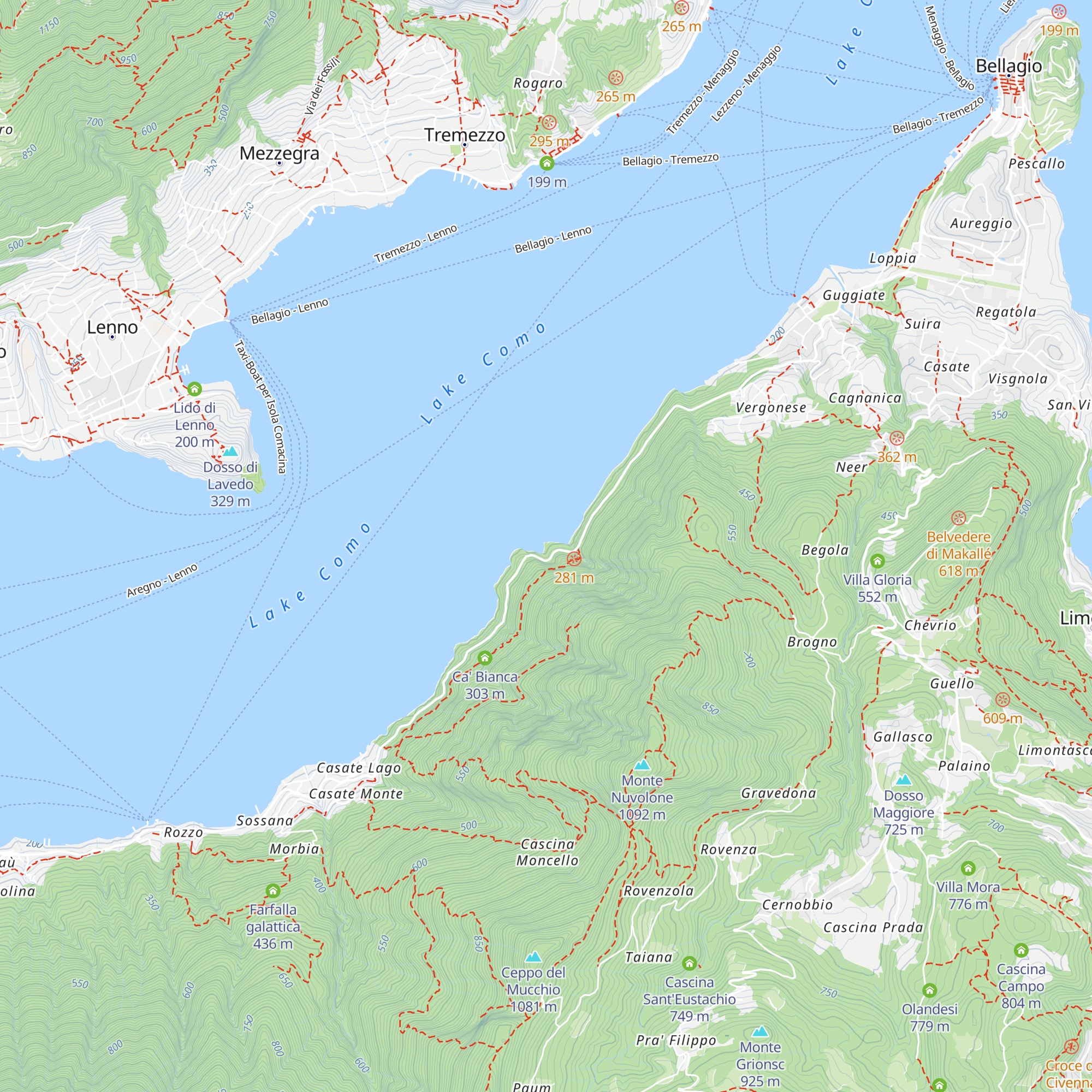 Villa Lucertola map