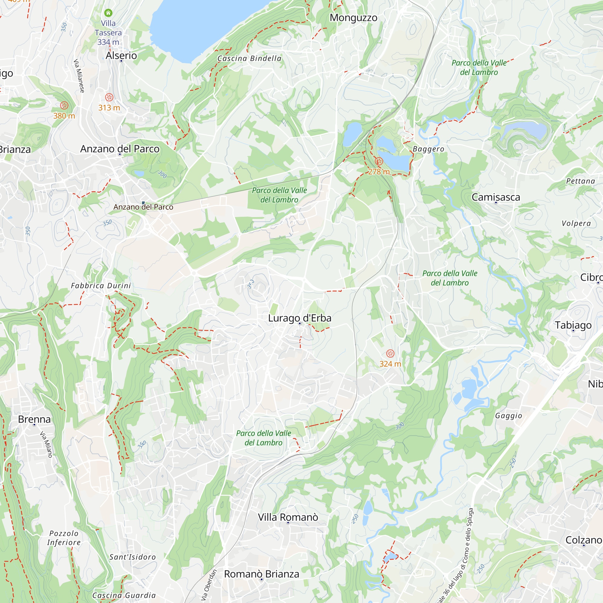 Baita Alpina Conte Antonio Sormani map