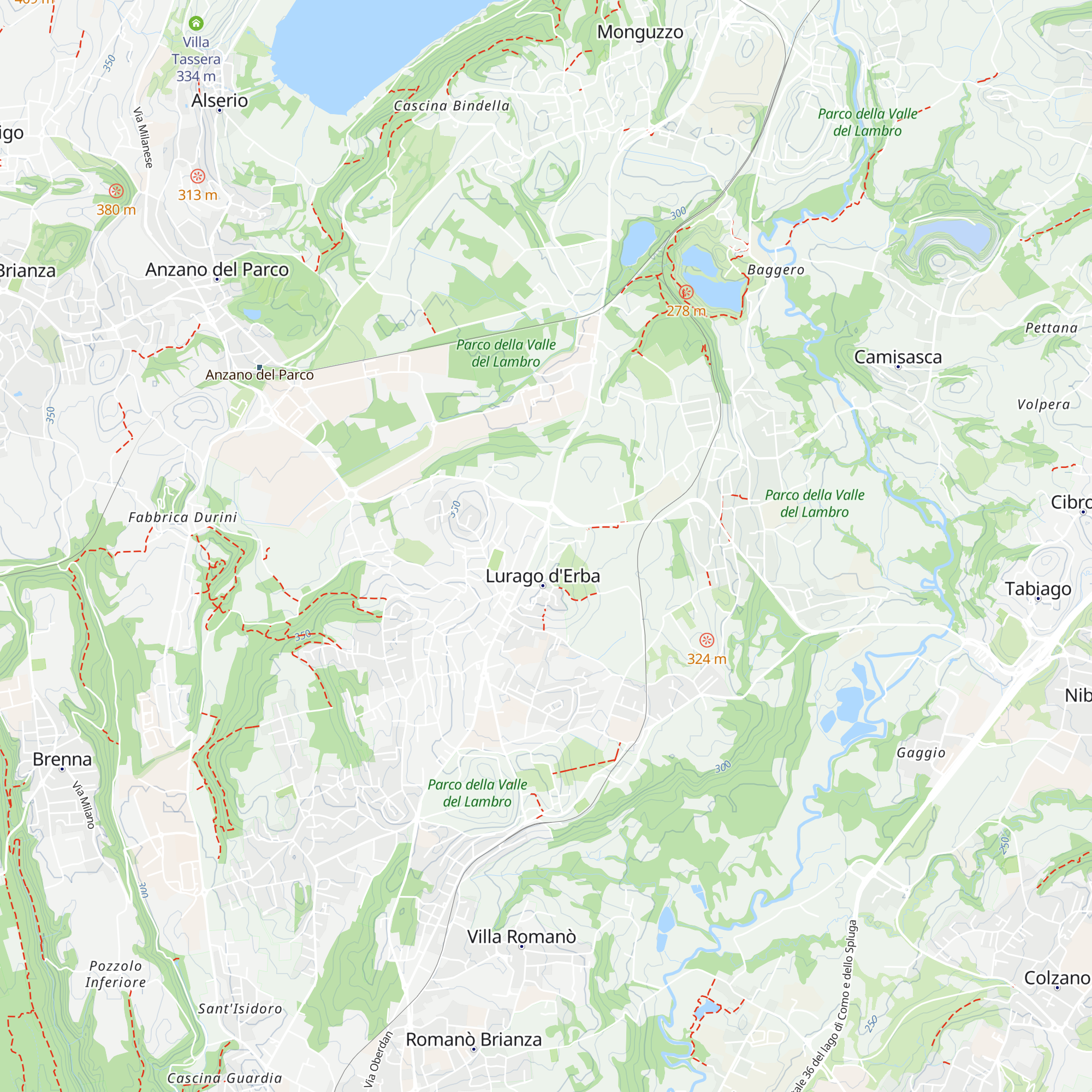 Baita Alpina Conte Antonio Sormani map