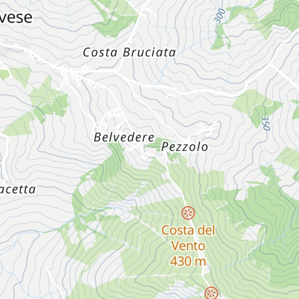Map of Colle Pezzolo