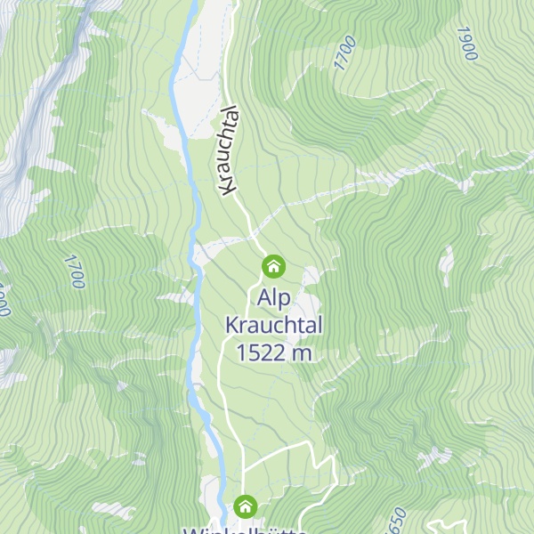 Map of Hinter Winggelhütten