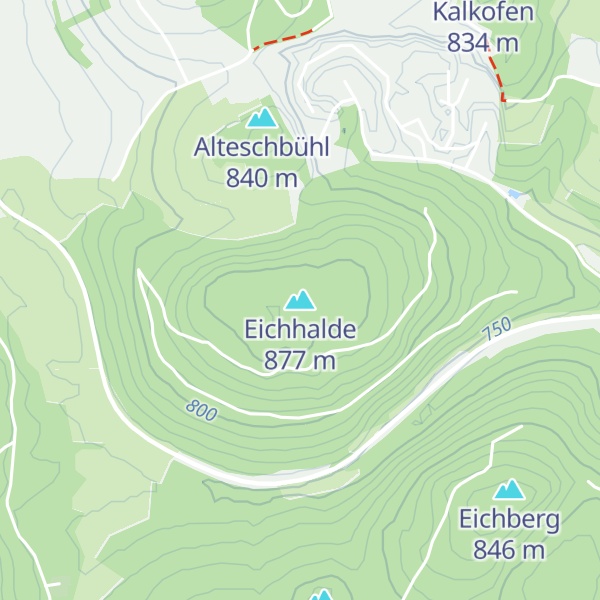Map of Eichhalde