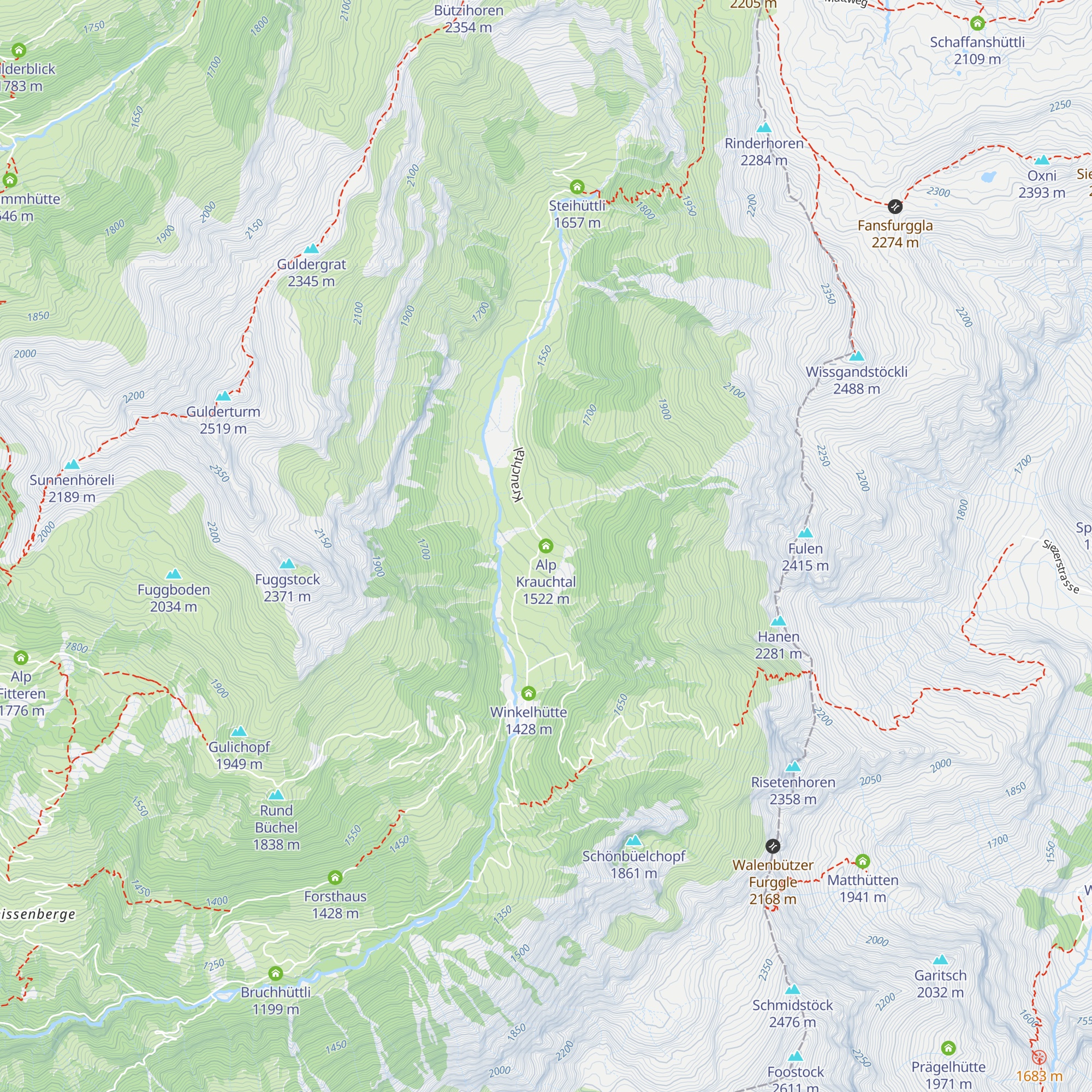 Alp Krauchtal map