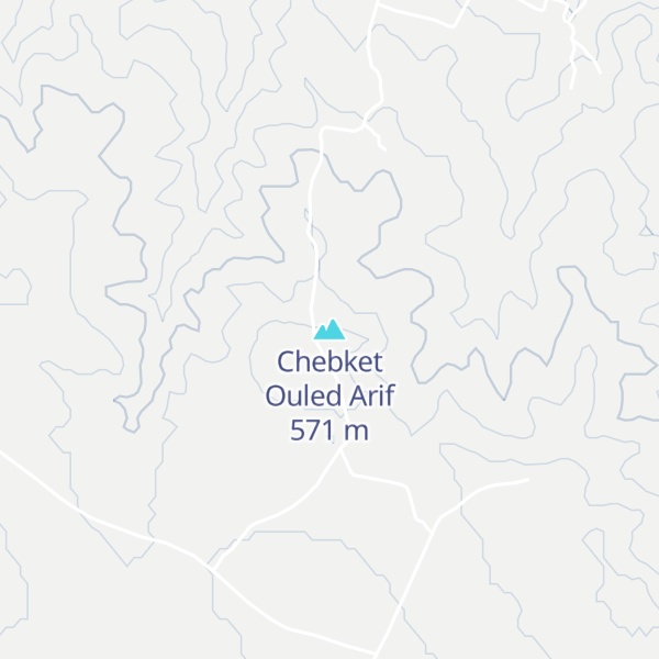 Map of Chebket Ouled Arif