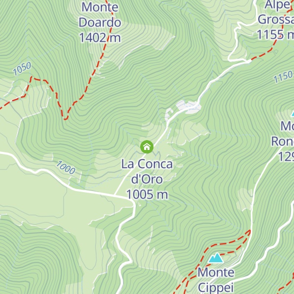 Map of La Conca d'Oro