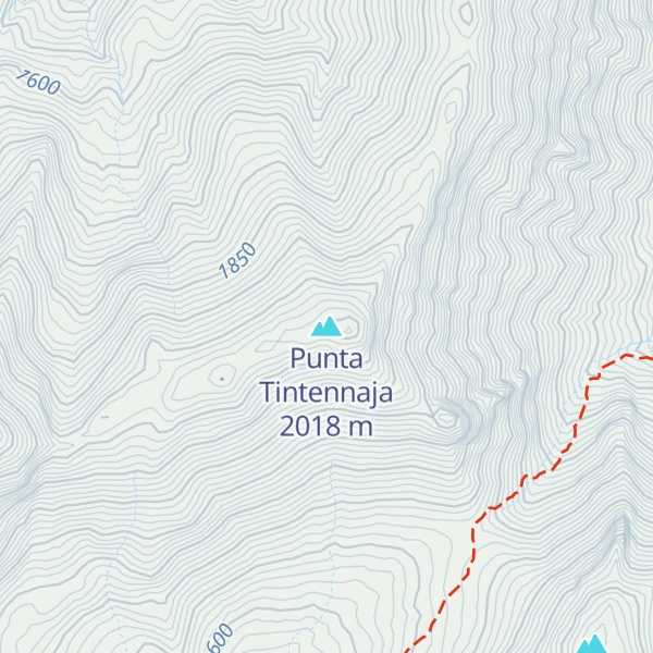 Map of Punta Tintennaja