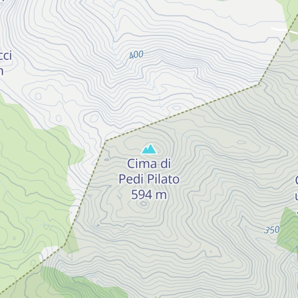 Map of Cima di Pedi Pilato