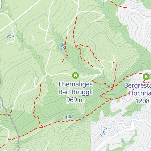 Map of Ehemaliges Bad Bruggli