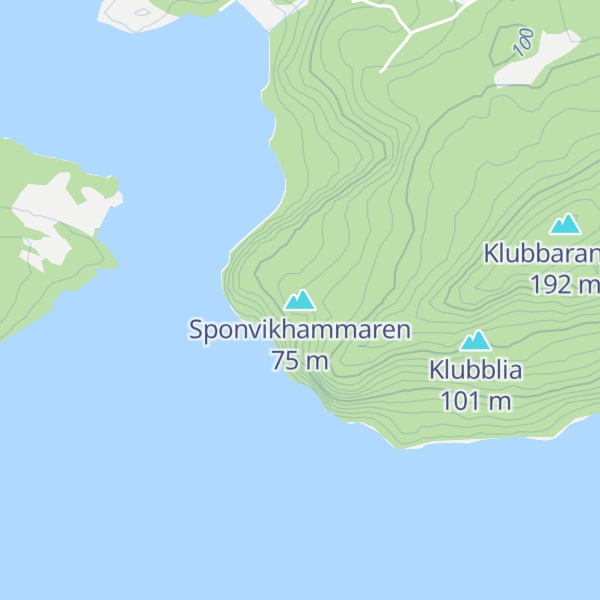 Map of Sponvikhammaren
