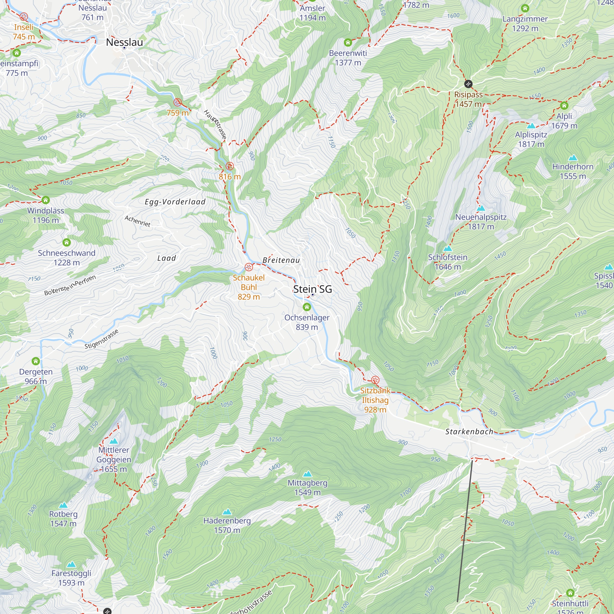 Ochsenlager map