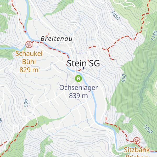 Map of Ochsenlager