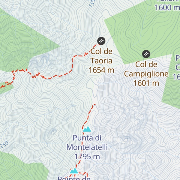 Map of Punta di Taoria