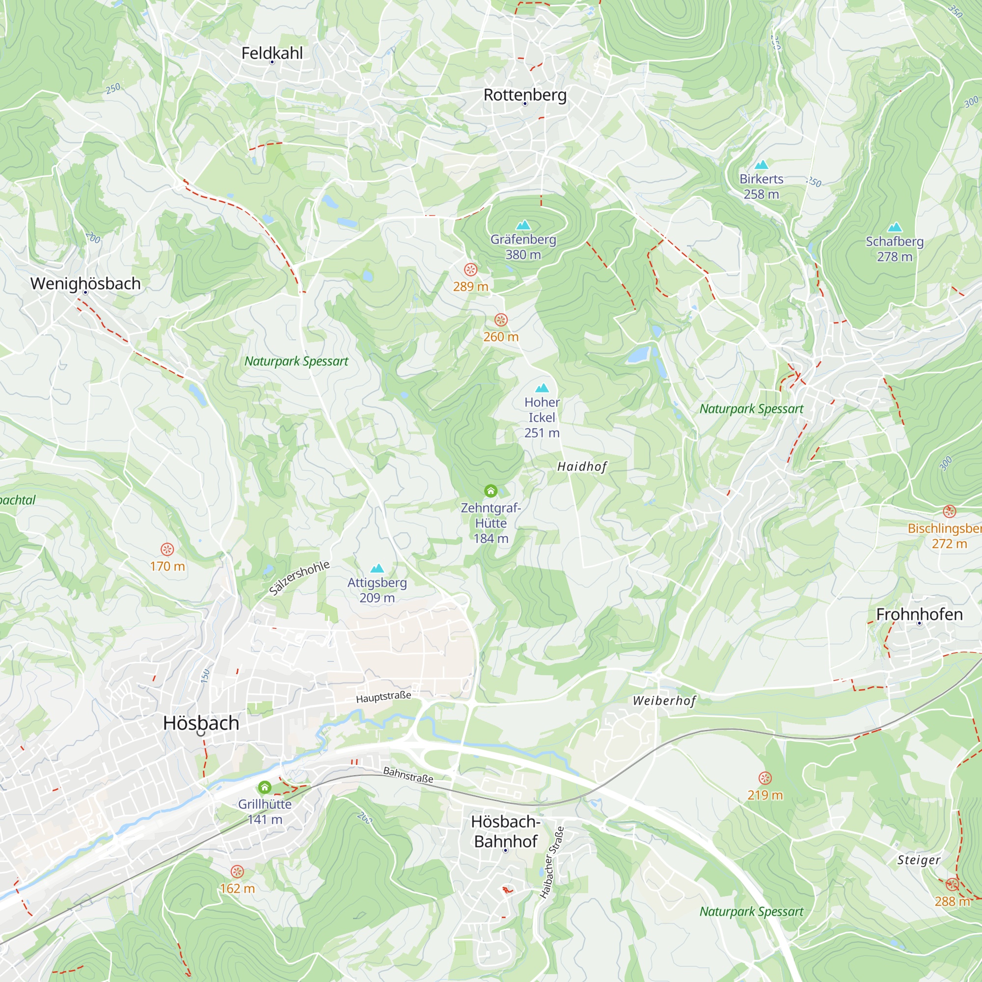 Zehntgraf-Hütte map