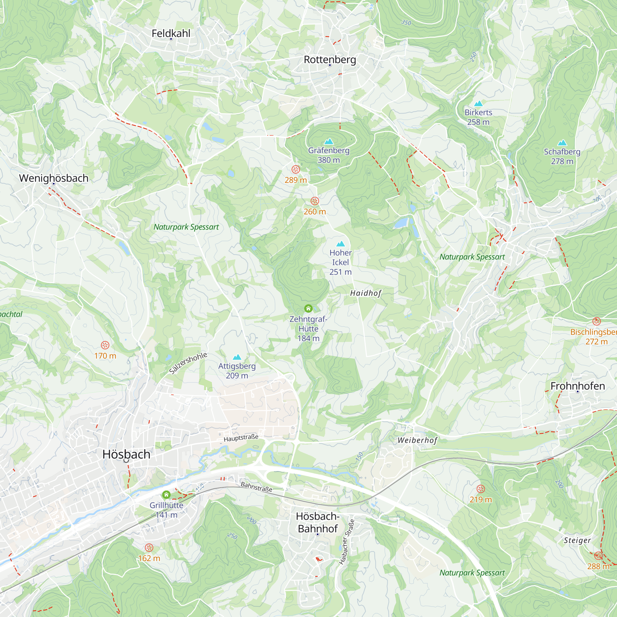 Zehntgraf-Hütte map