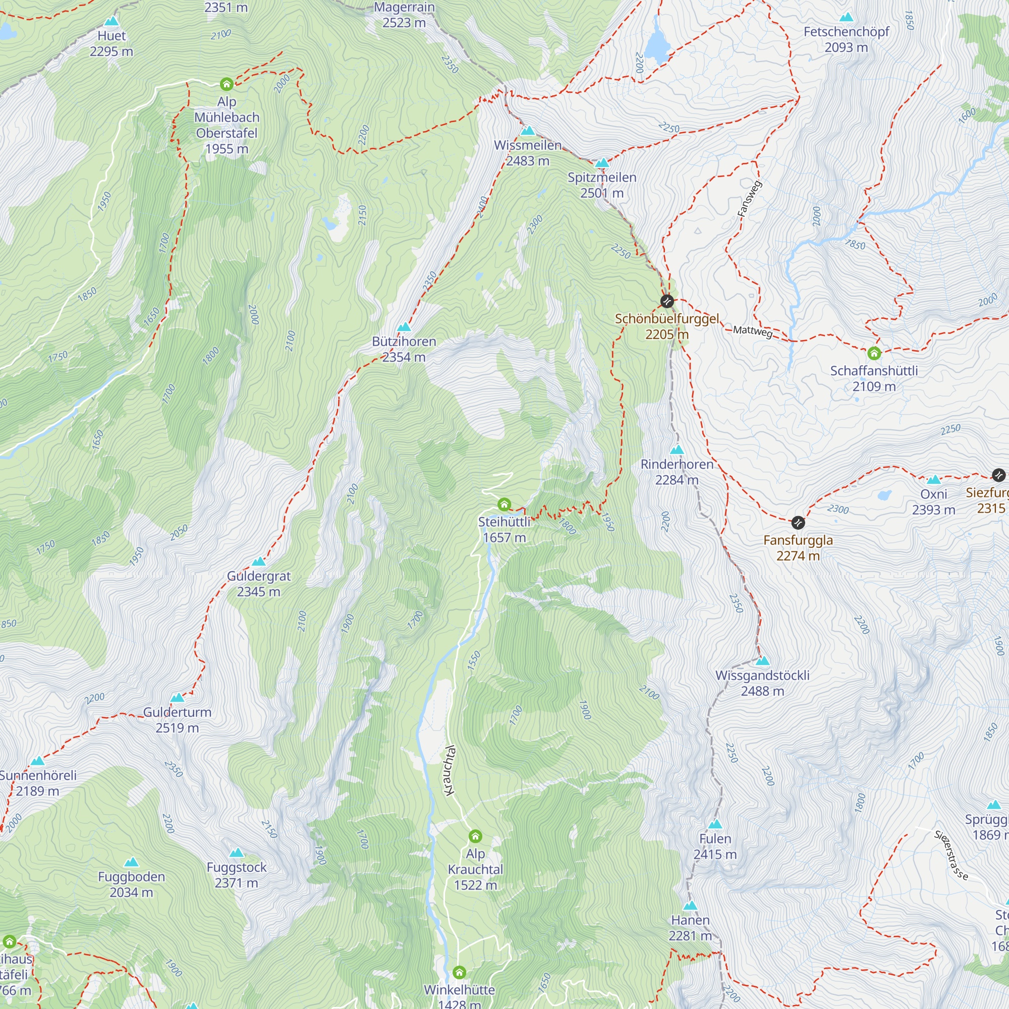 Steihüttli map