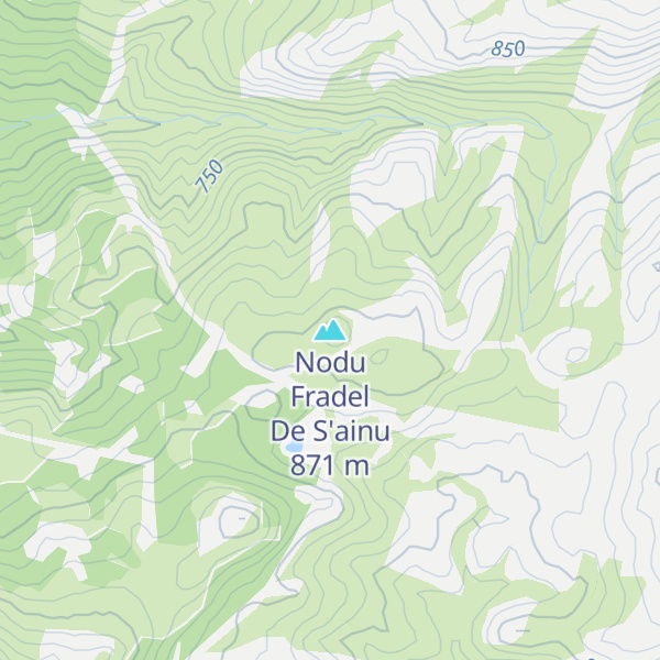 Map of Nodu Fradel De S'ainu