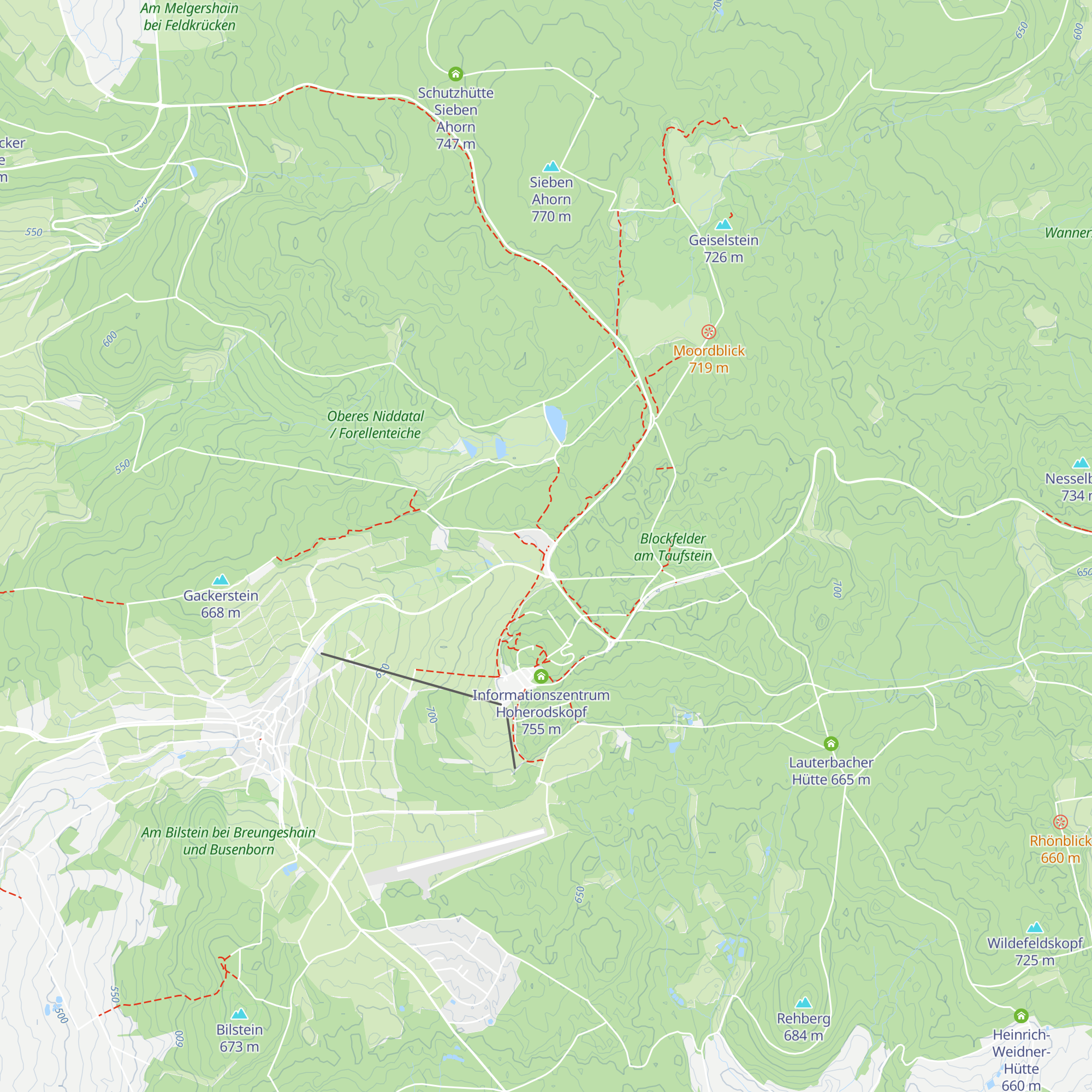 Almhütte map
