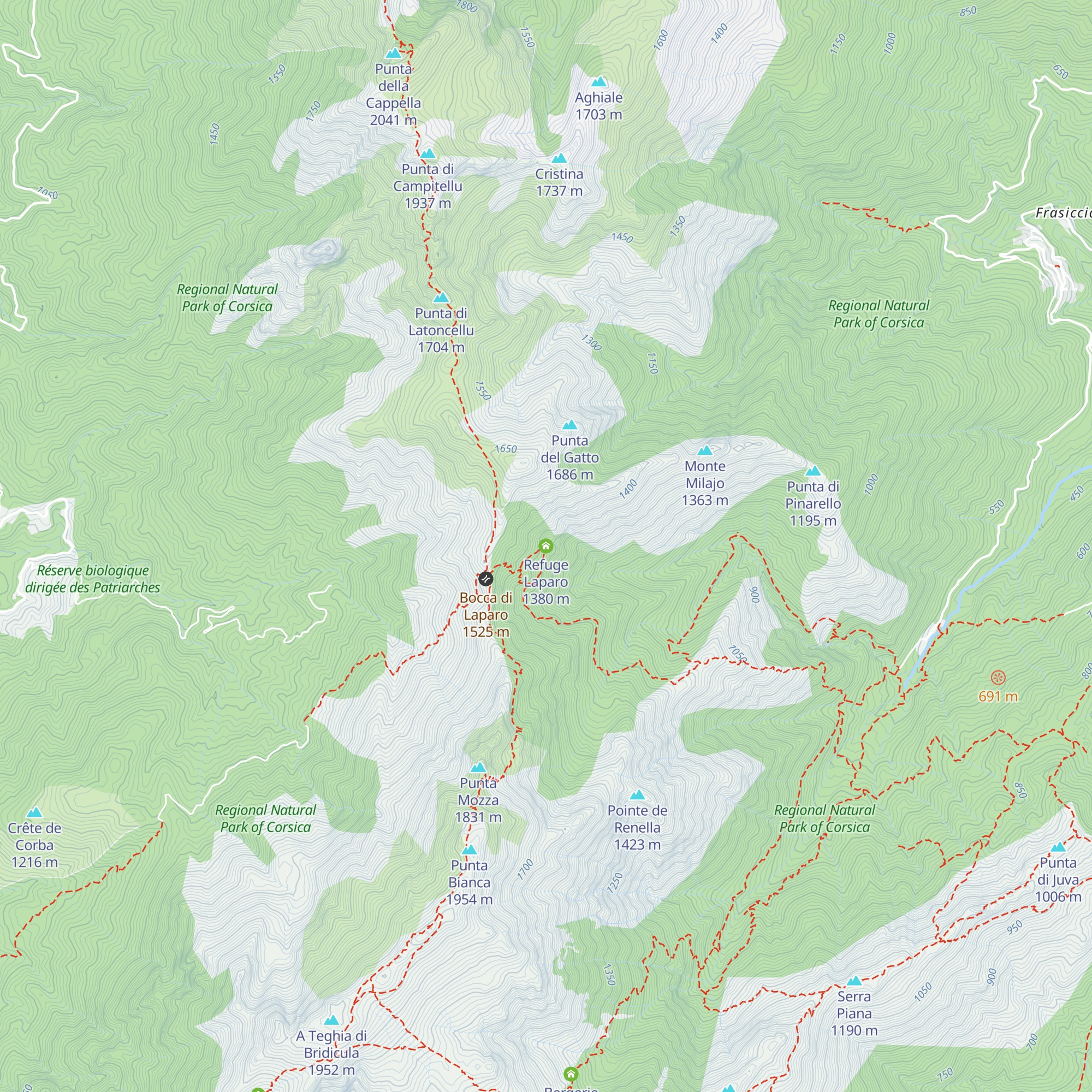 Refuge Laparo map