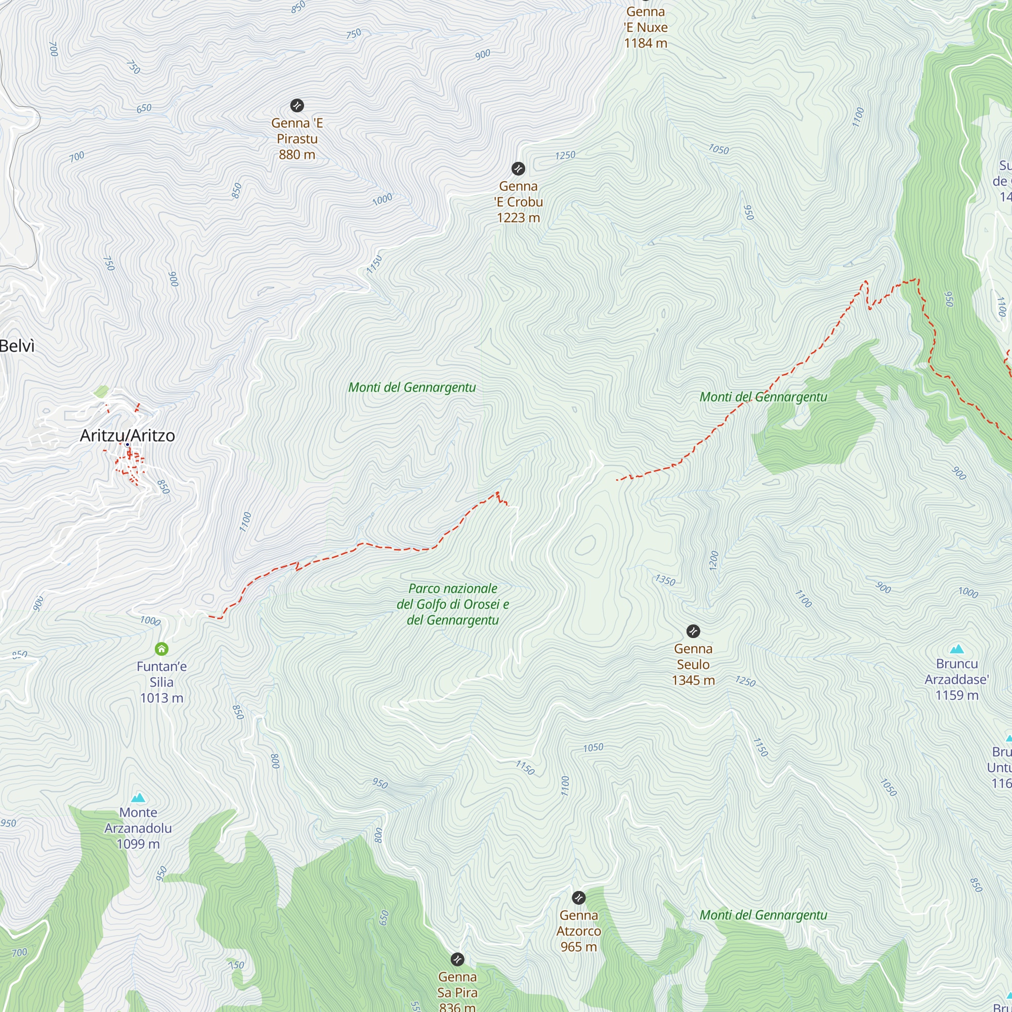 Rifugio Onistri map
