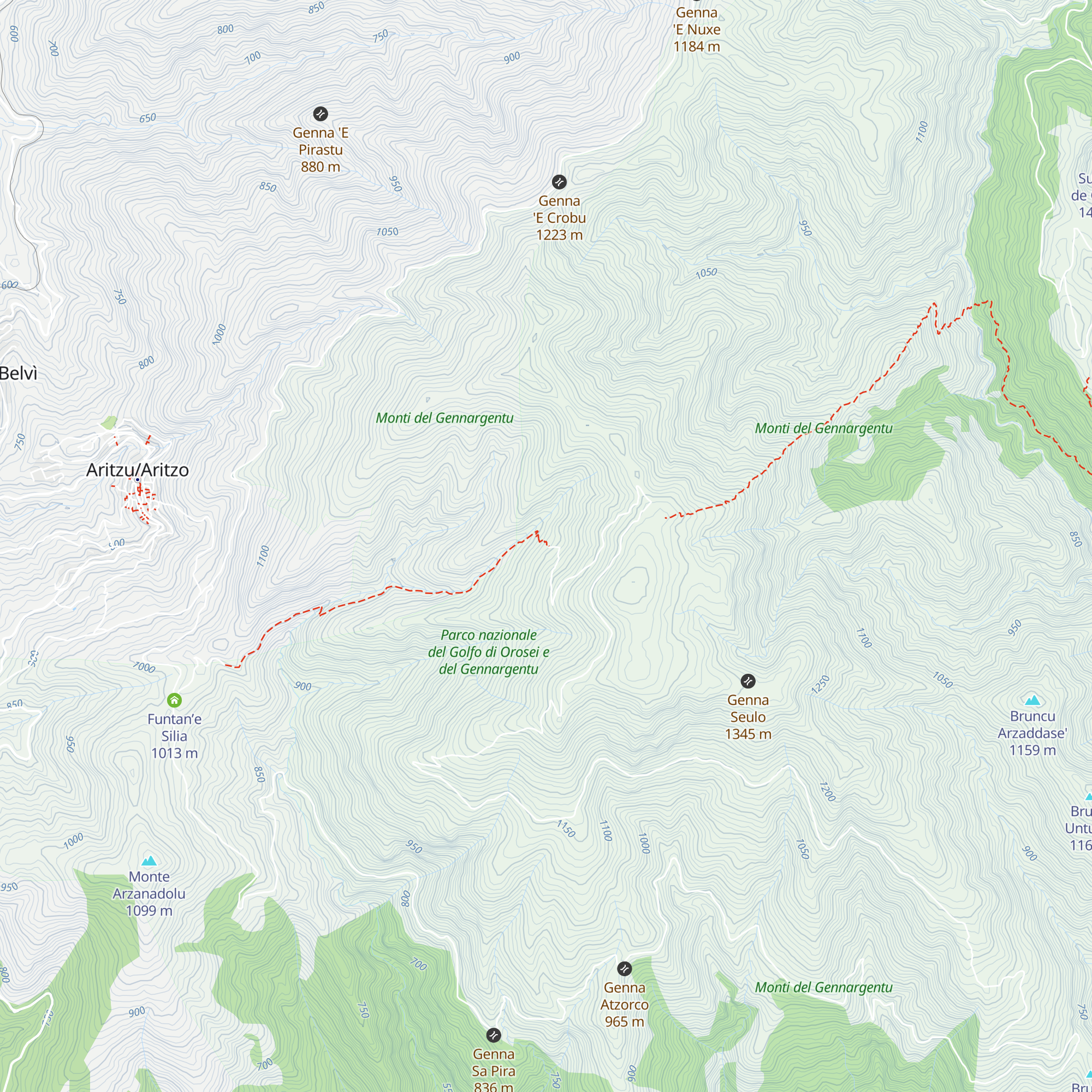 Rifugio Onistri map