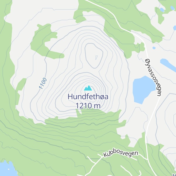Map of Hundfethøa