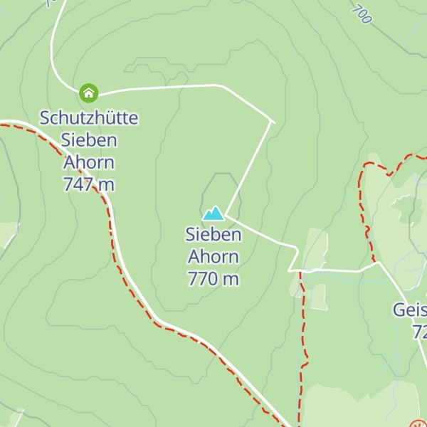 Map of Sieben Ahorn