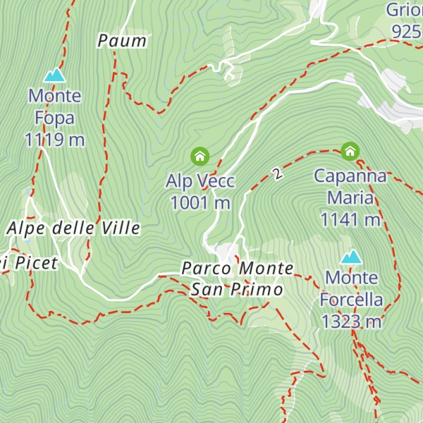 Map of Ristorante La Genzianella