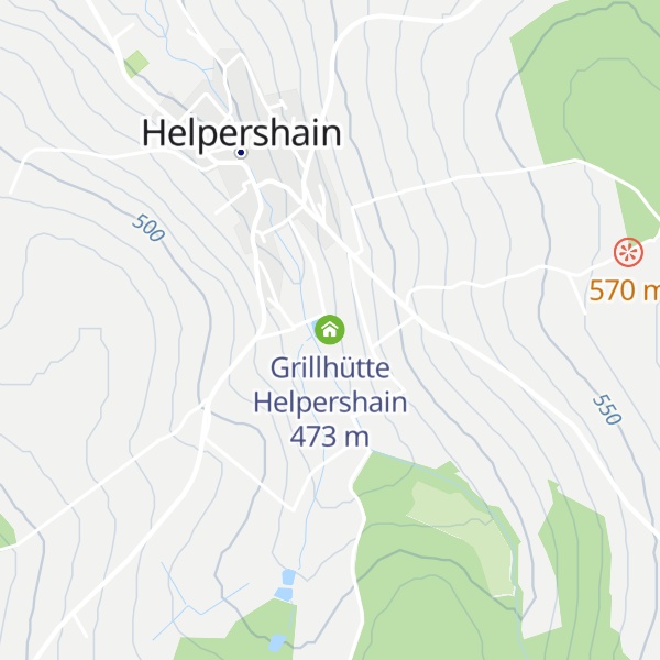 Map of Grillhütte Helpershain