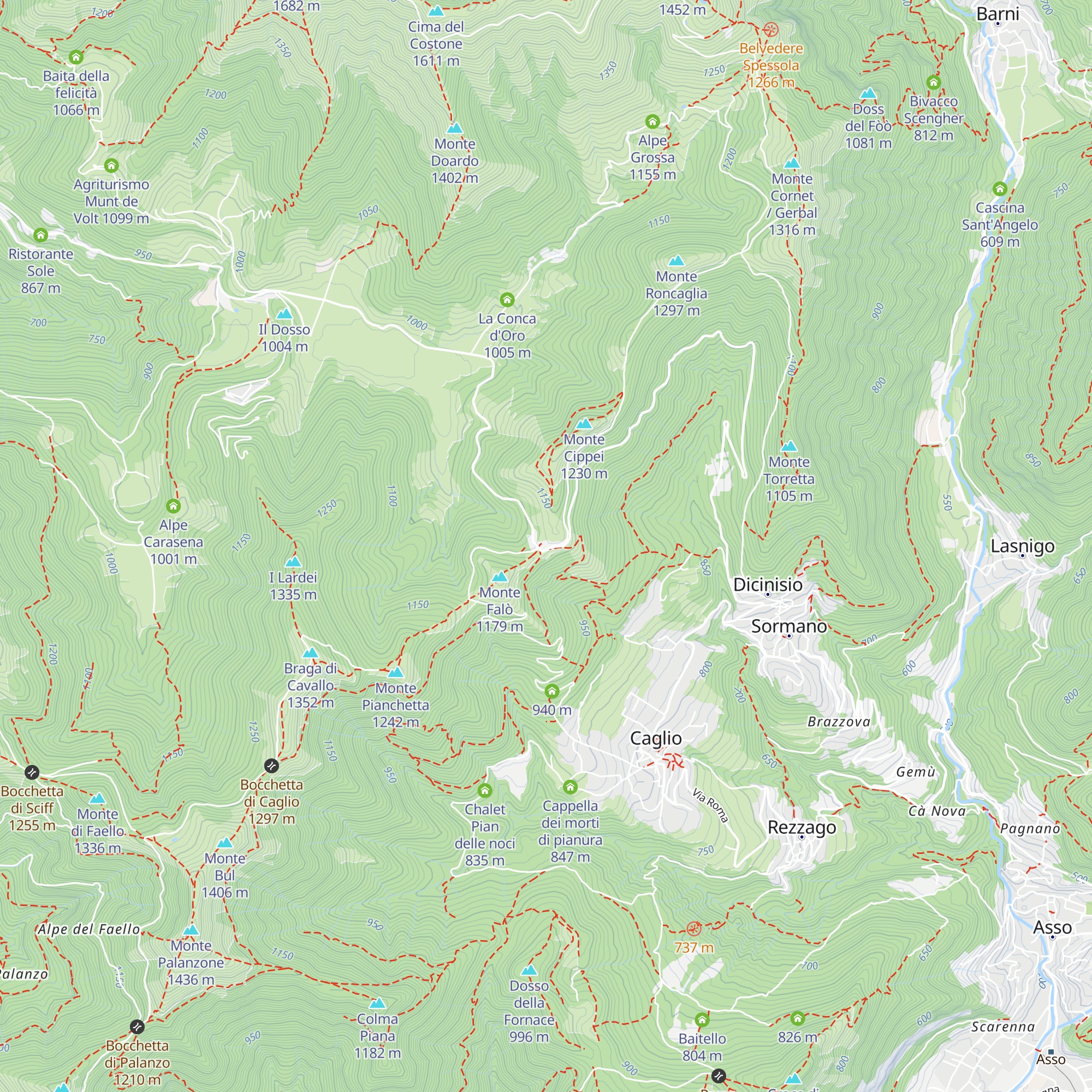 La Colma map