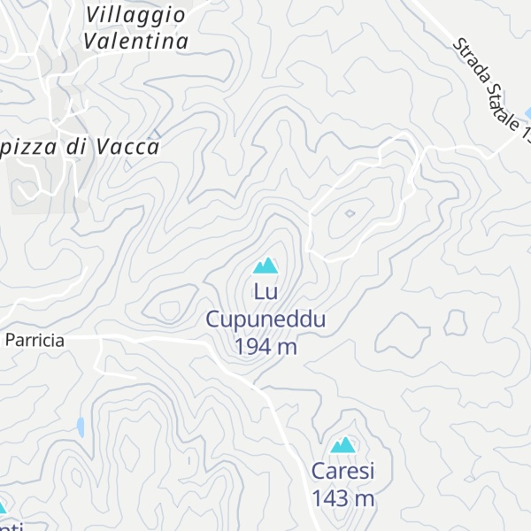 Map of Lu Cupuneddu