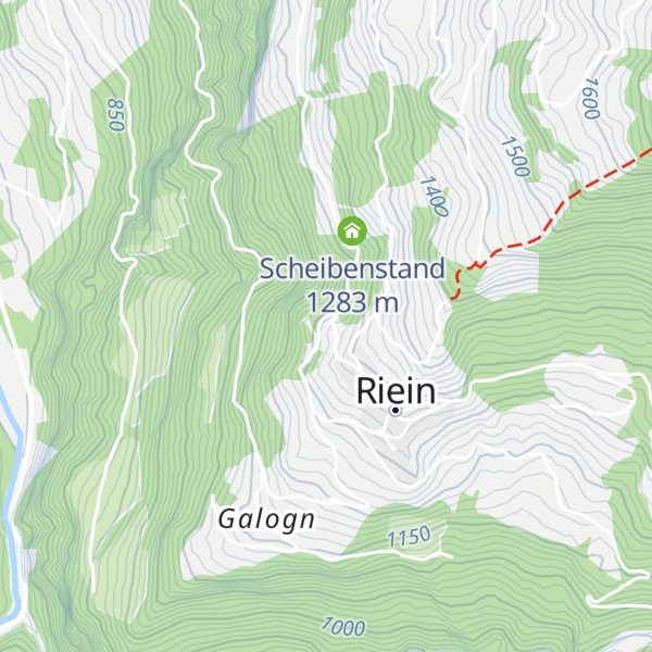 Map of Schiessanlage Riein