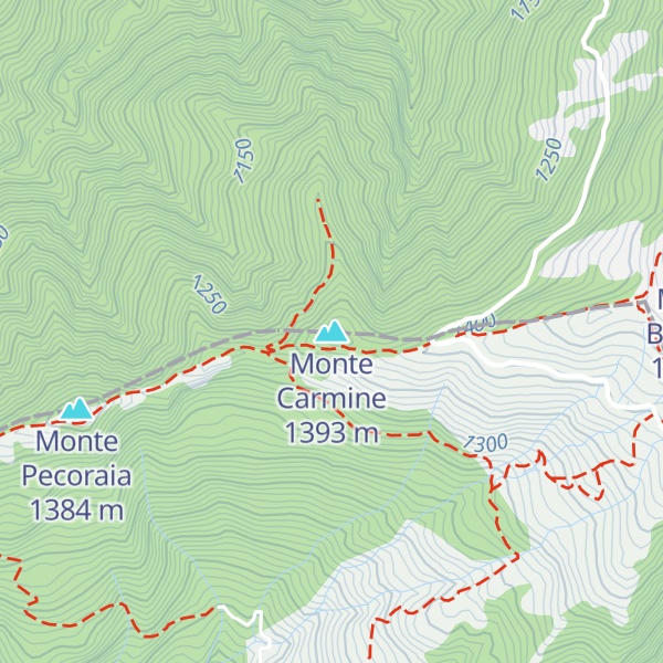 Map of Monte Carmine