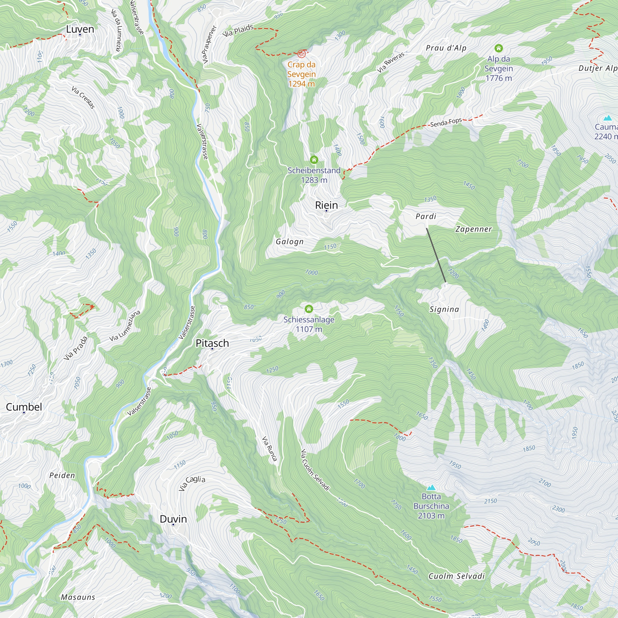 Schiessanlage map