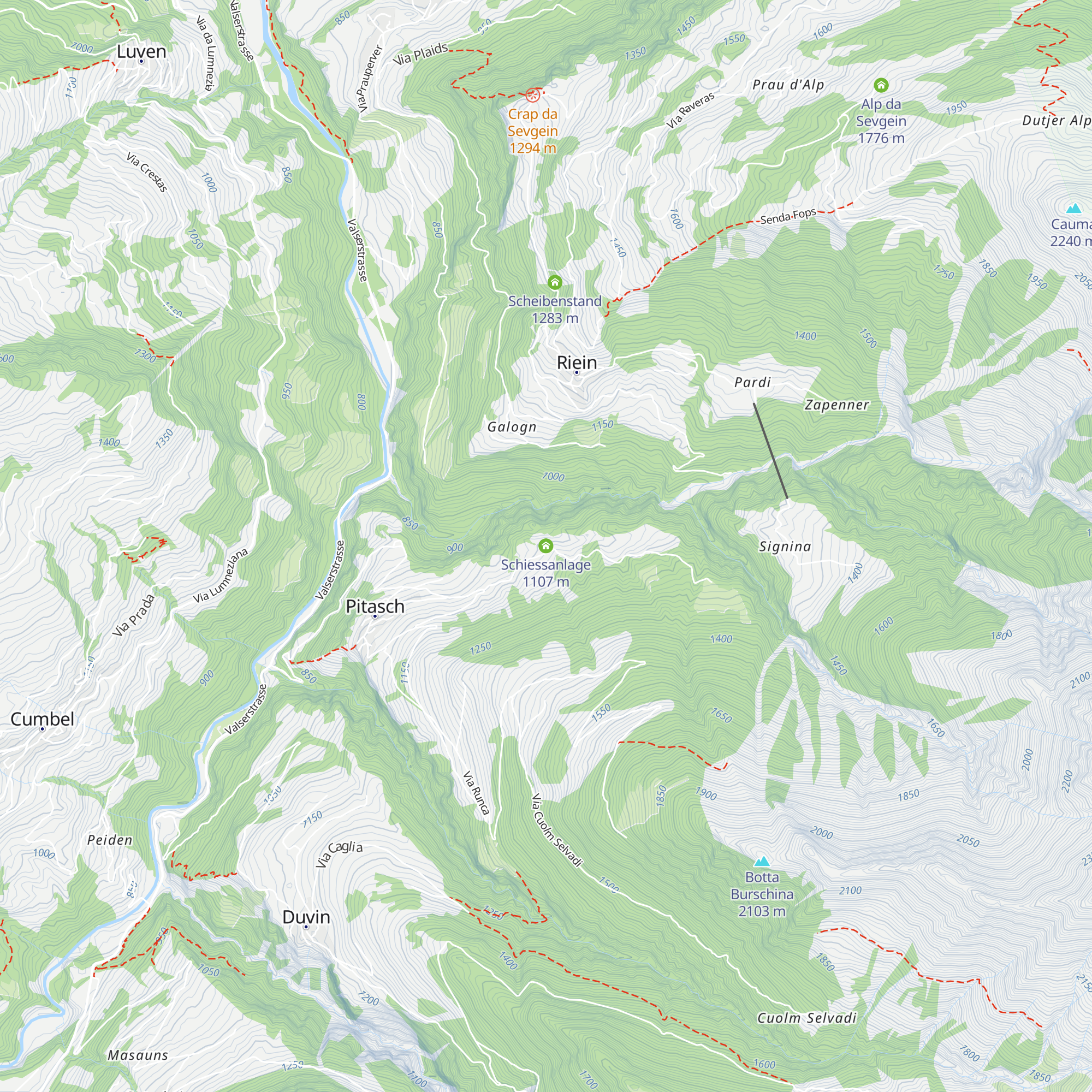 Schiessanlage map