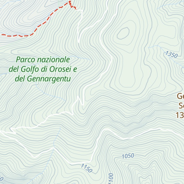Map of Monte Tuvera