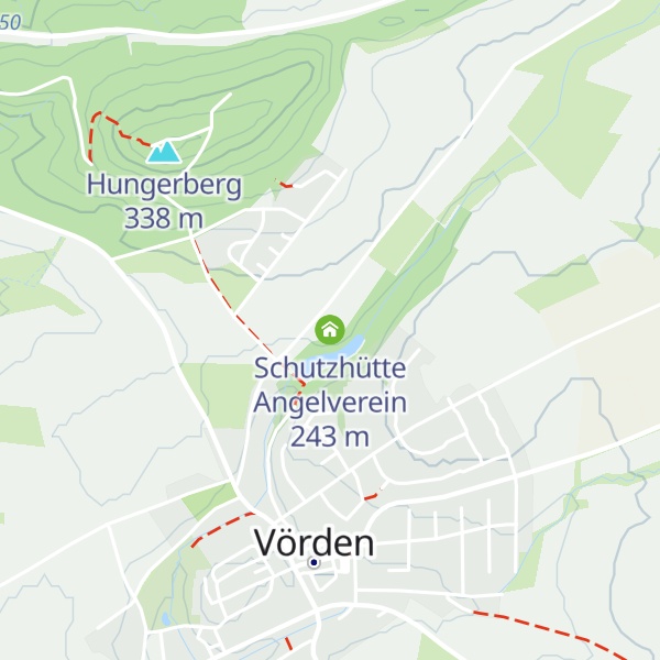 Map of Schutzhütte Angelverein