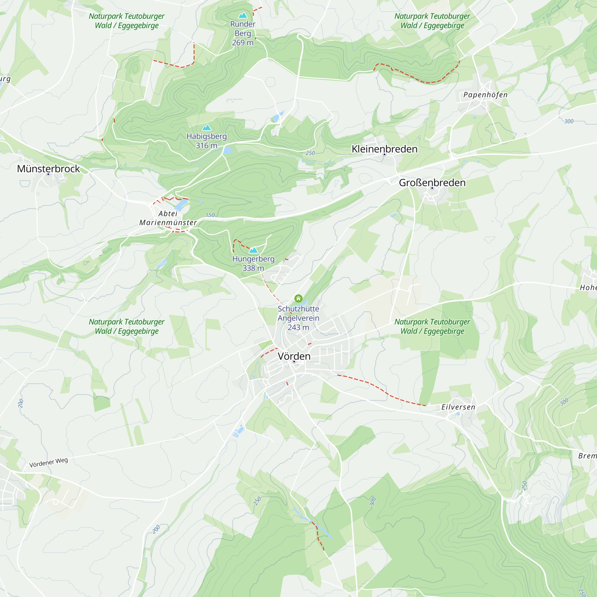 Schutzhütte Angelverein map