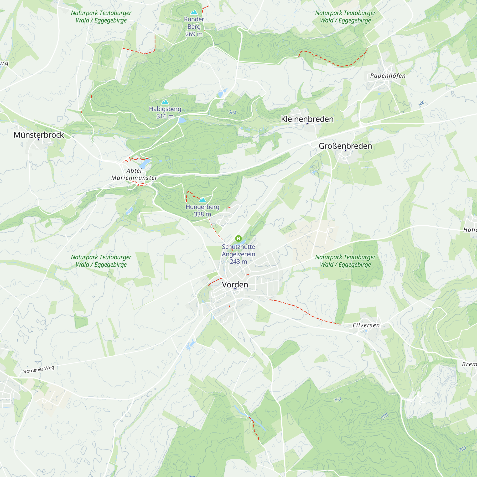 Schutzhütte Angelverein map