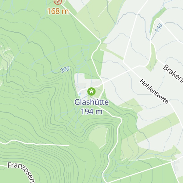 Map of Glashütte