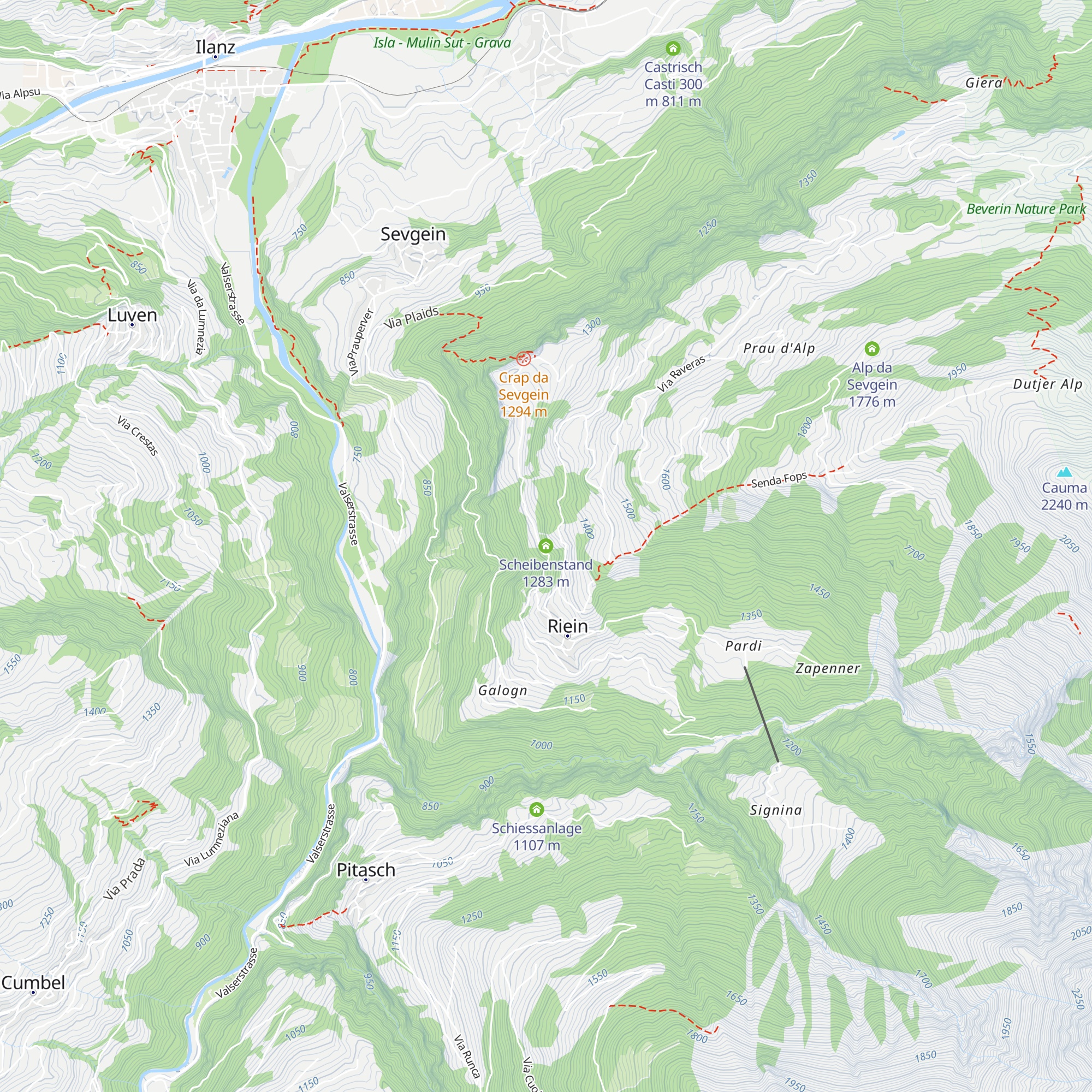 Scheibenstand map