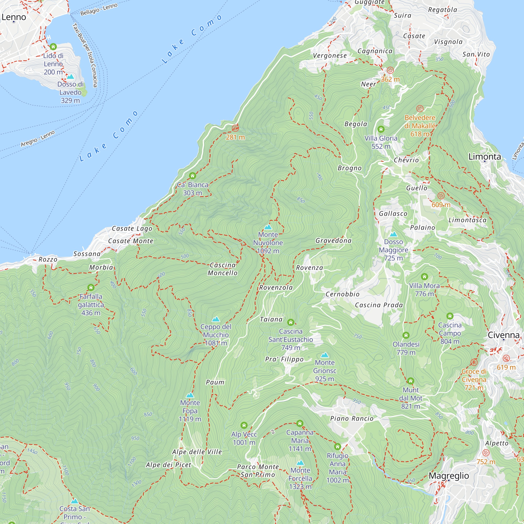 Roccolo map
