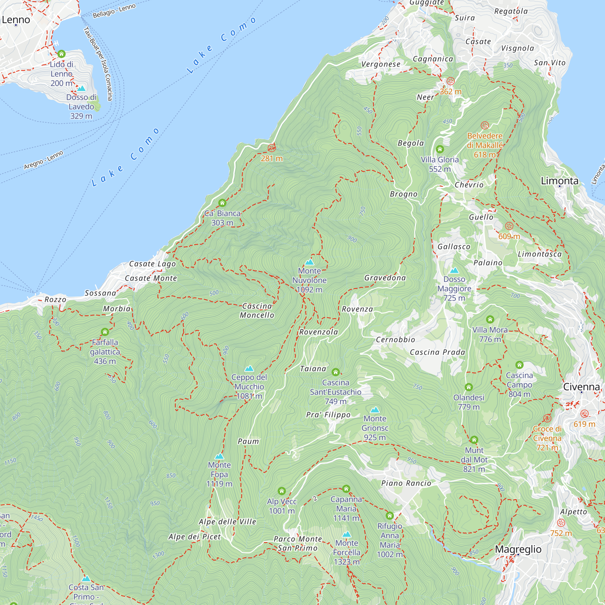 Roccolo map