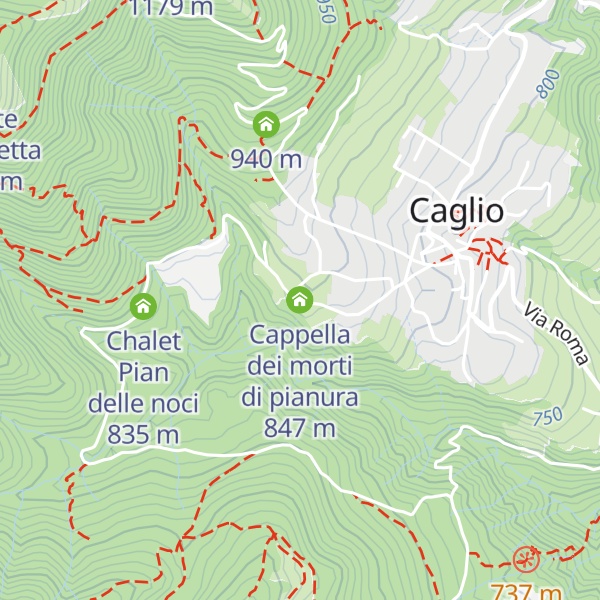 Map of Cappella dei morti di pianura